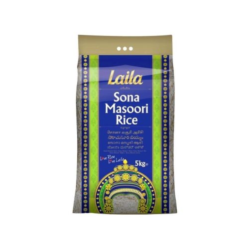Laila Sona Masoori Rice 5kg – Sona Masoori rizs