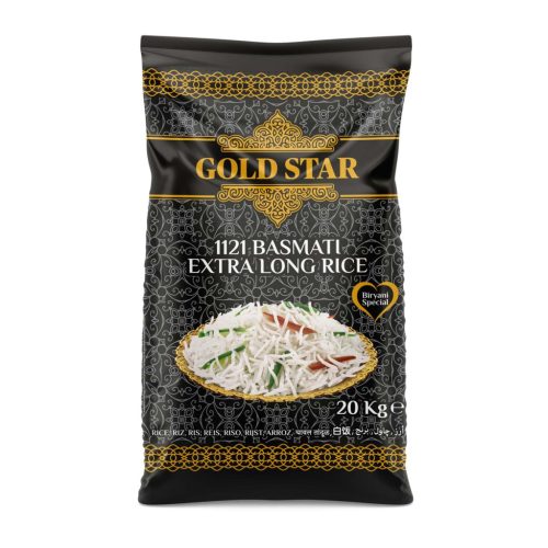 Gold Star 1121 Basmati Rice 18kg – 1121 basmati rizs