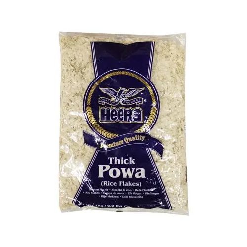 Heera Thick Powa 1kg – Vastag rizspehely (Poha)