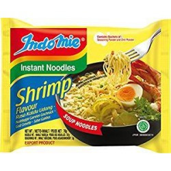   Indomie Shrimp Noodles 70g – Instant tészta garnélarák ízesítéssel