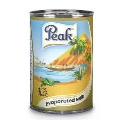   Peak Evaporated Milk full cream unsweeted (cukrozatlan sűtített tej)  410g