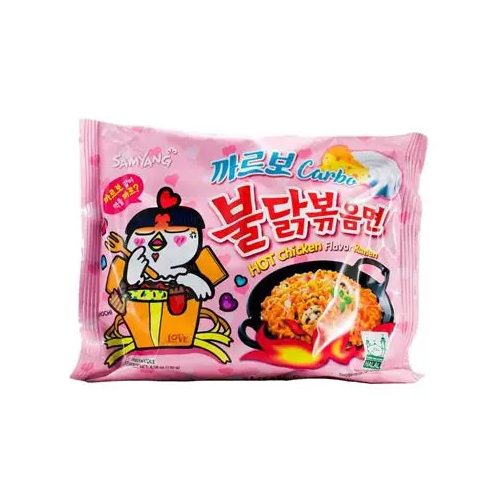 Samyang Buldak Carbonara – Csípős carbonara instant tészta