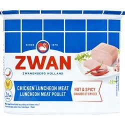   Chicken Luncheon Meat hot & spices Zwan (pikáns csirkelöncs hús) 340g