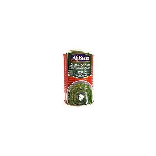 Ali Baba Sarson Ka Saag Canned 450g – Fűszeres mustárlevél főzelék