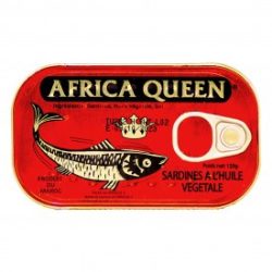 Sardines Africa queen (szardínia) 125g