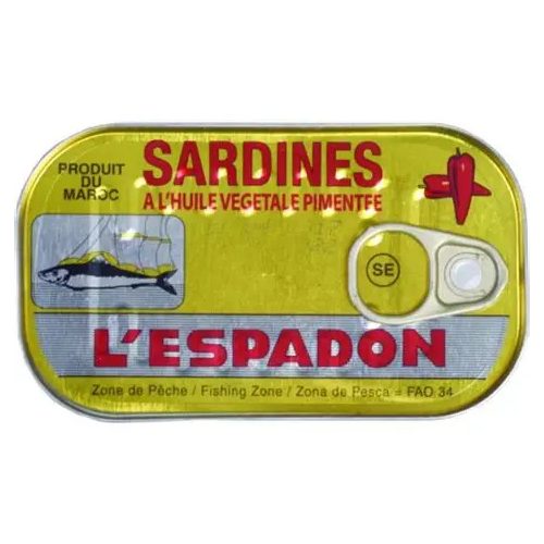 L'espadon Sardines 125g